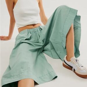 Free People Get Into It Pants NWT XL Harbor